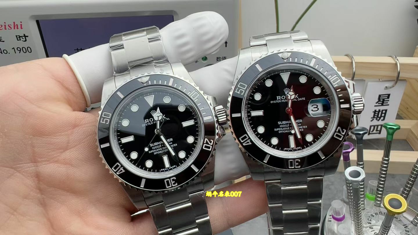 VS二代黑水鬼一比一复刻黑水鬼劳力士潜航者116610LN-0001 黑盘腕表 /  