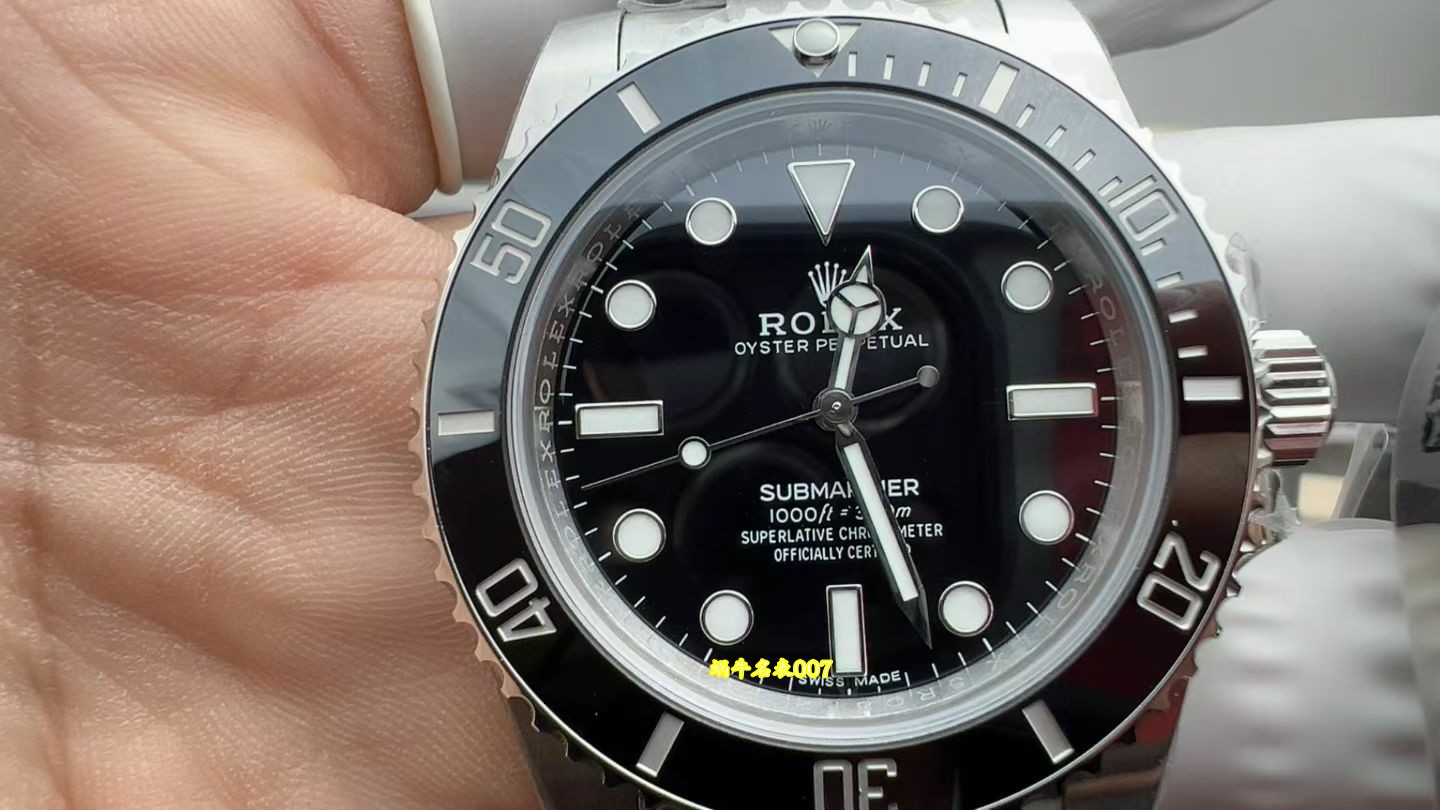 VS二代黑水鬼一比一复刻黑水鬼劳力士潜航者116610LN-0001 黑盘腕表 /  