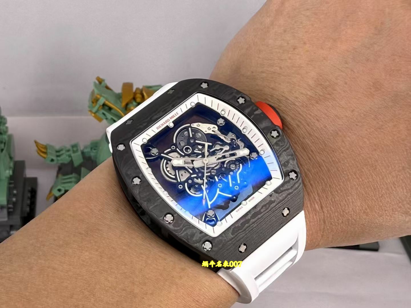 Vaucher机芯Richard Mille理查德米勒RM 055 NTPT日本限量版顶级复刻腕表rm055 /  