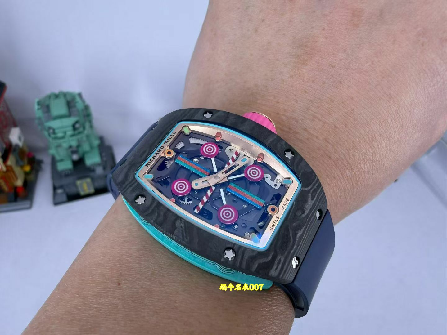 高端定制Richard Miller理查德米勒RM07顶级复刻手表RM 07-03 LITCHI腕表 /  