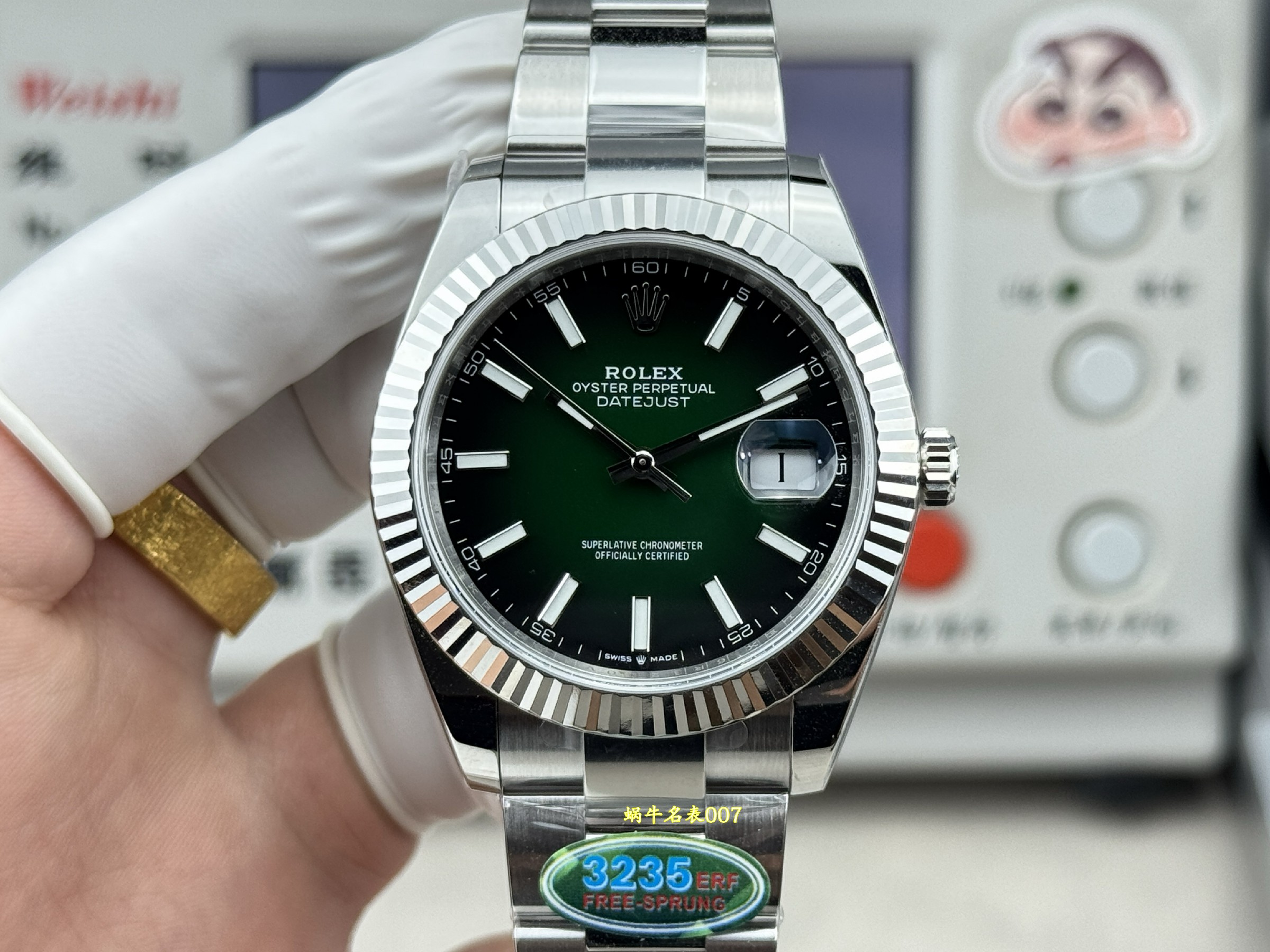ERF劳力士日志型顶级复刻手表m126334-0033腕表 /  