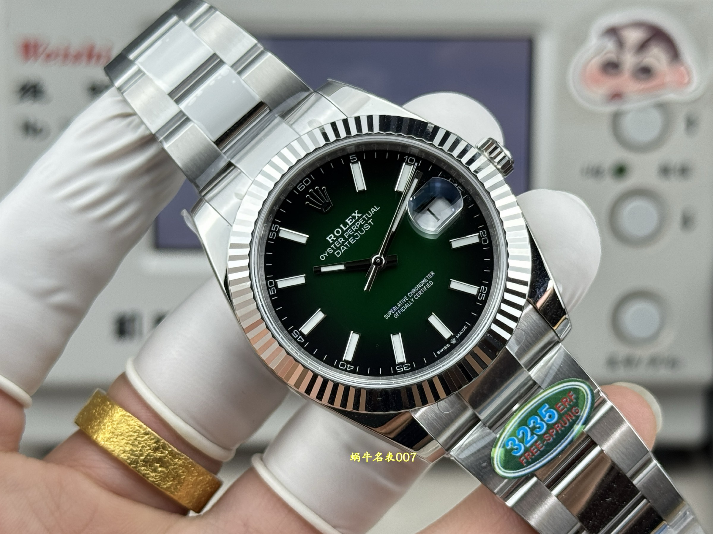 ERF劳力士日志型顶级复刻手表m126334-0033腕表 /  