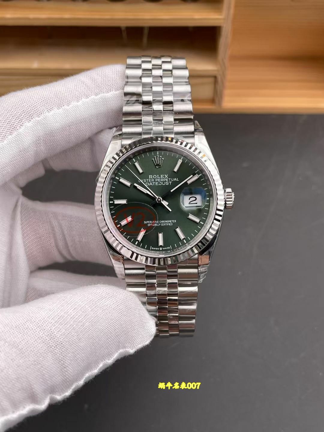 VS日志V2 36mm 劳力士日志型1:1复刻手表m126234-0051腕表 /  