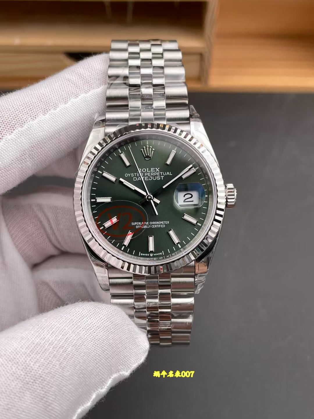 VS日志V2 36mm 劳力士日志型1:1复刻手表m126234-0051腕表 /  