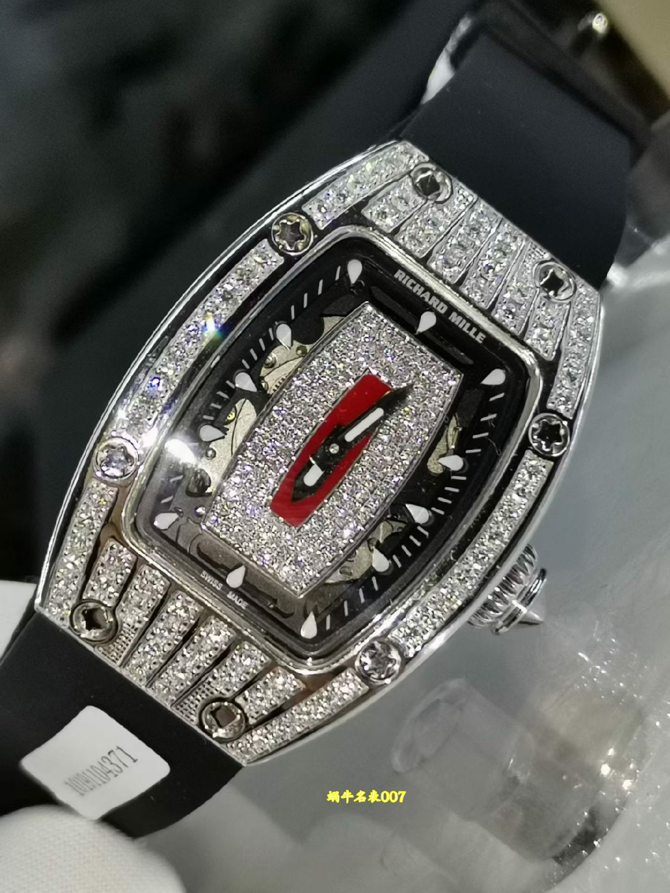 高端私人定制包金真钻理查米尔女士系列RM 07-01 Richard Mille红唇一比一复刻手表 /  