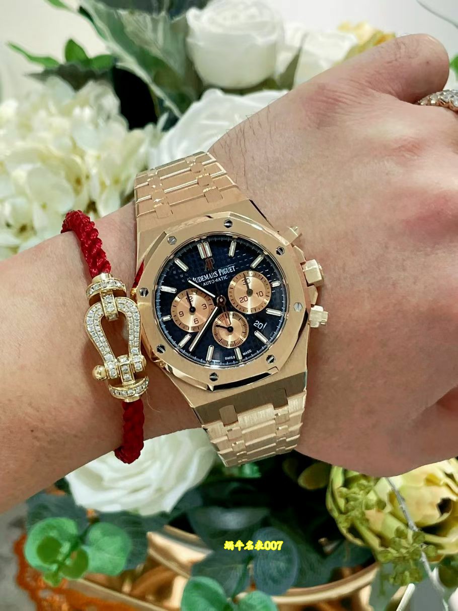 高端定制包金加工爱彼皇家橡树系列26331OR.OO.1220OR.01腕表 /  