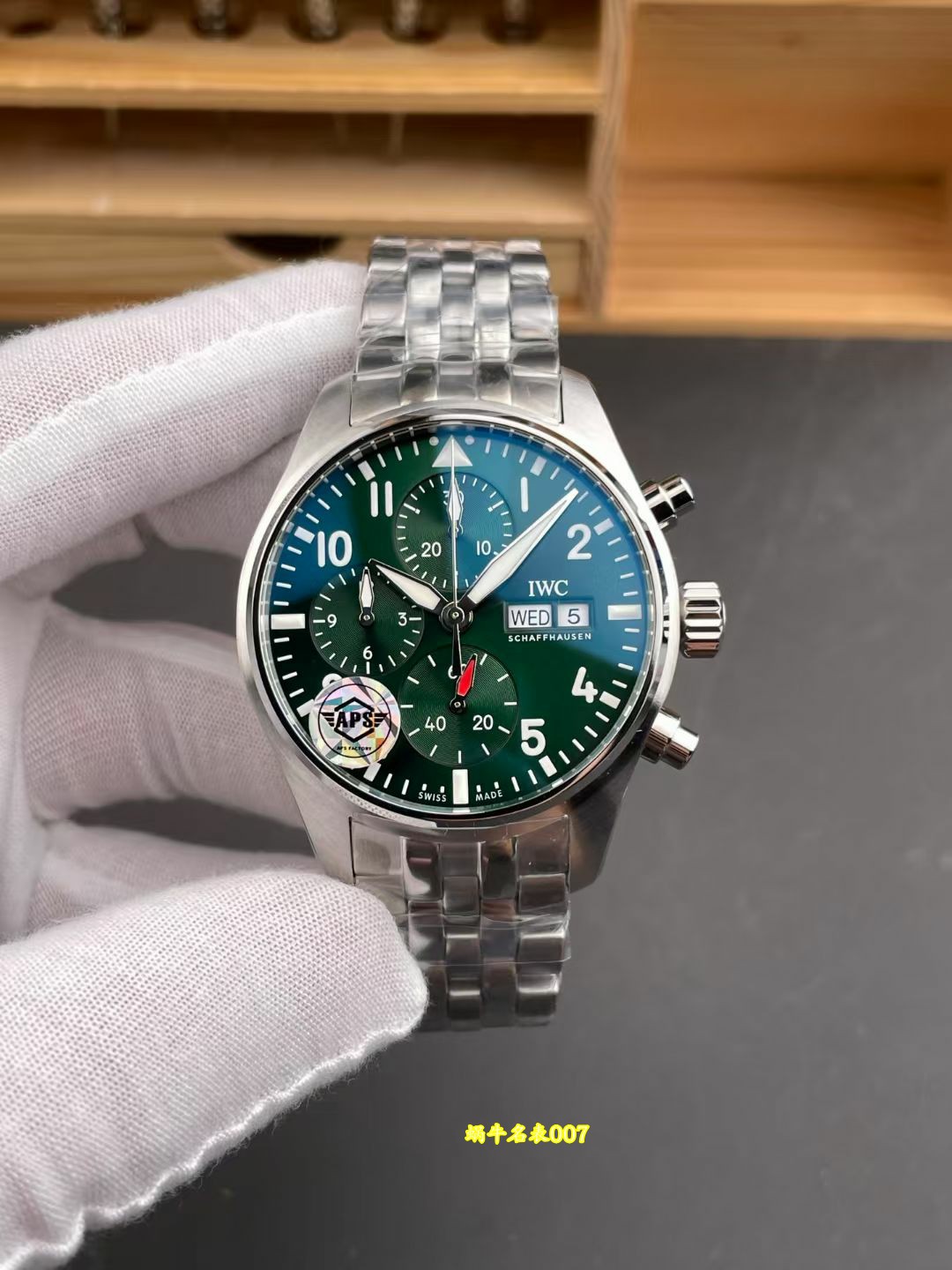 APS 一体机计时IWC万国表飞行员复刻手表IW388104腕表 /  
