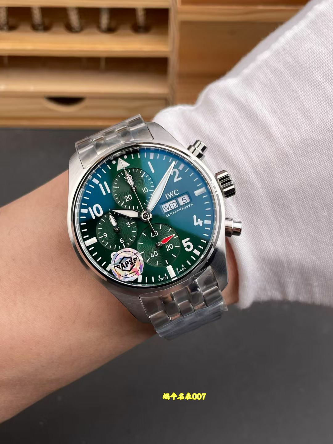 APS 一体机计时IWC万国表飞行员复刻手表IW388104腕表 /  