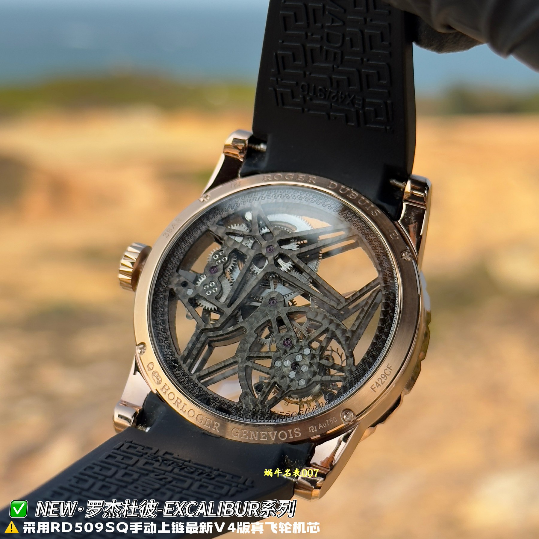 NEW罗杰杜彼王者陀飞轮复刻手表RDDBEX0939腕表 /  