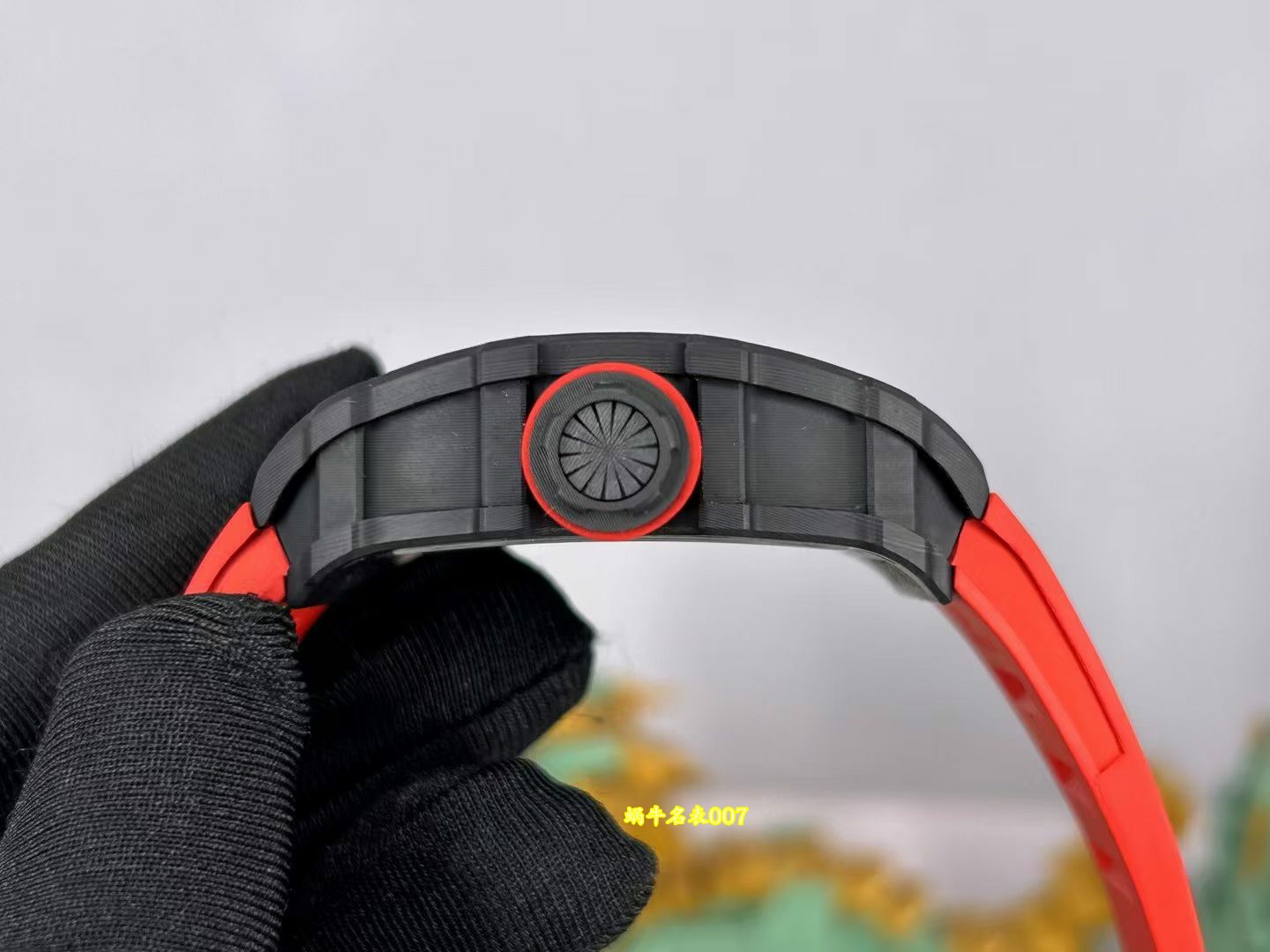 Richard Mille高端私人定制RM35-02原装数据ntpt碳纤维壳套vaucher机芯顶级1:1复刻手表 /  