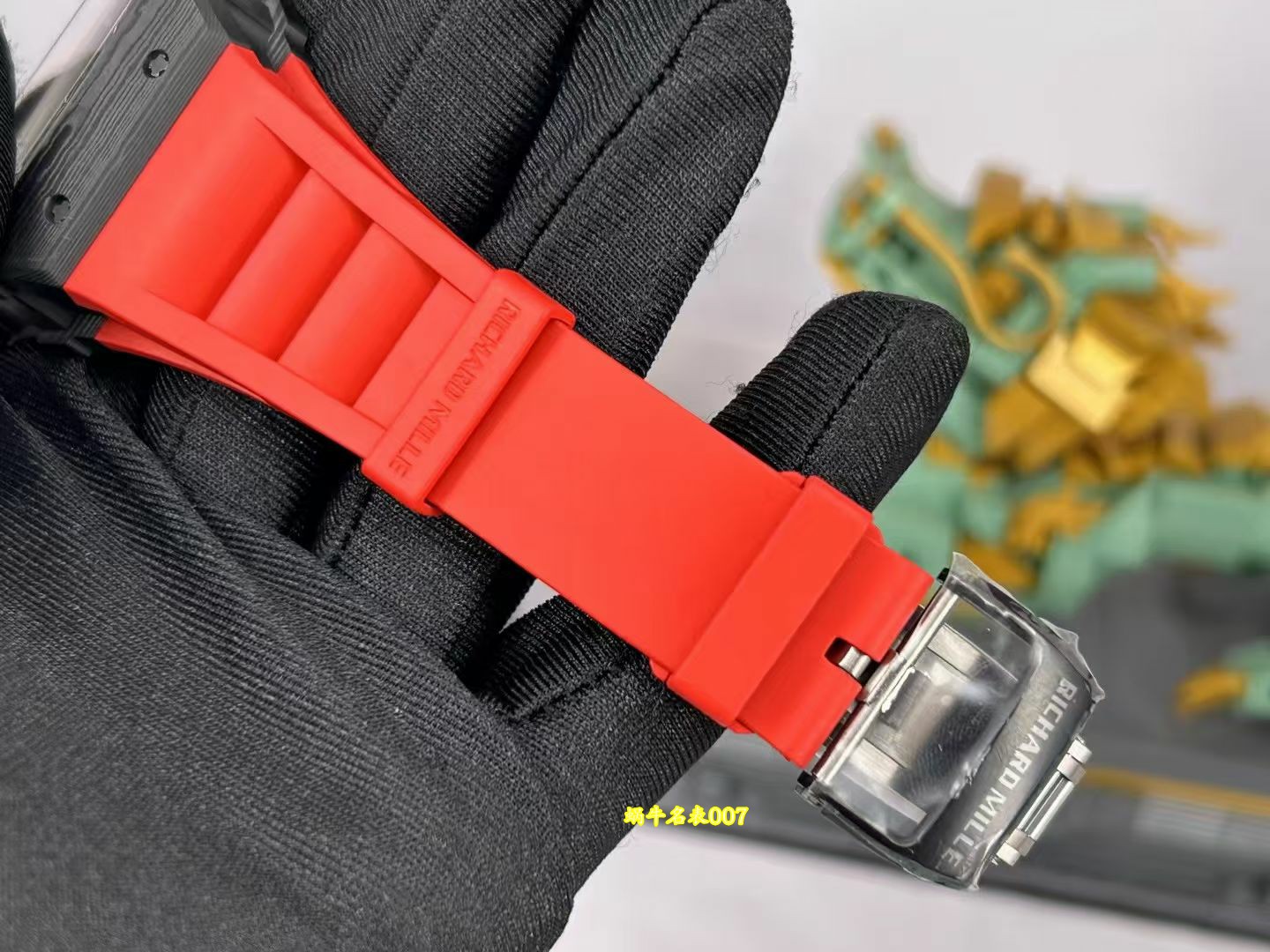 Richard Mille高端私人定制RM35-02原装数据ntpt碳纤维壳套vaucher机芯顶级1:1复刻手表 /  