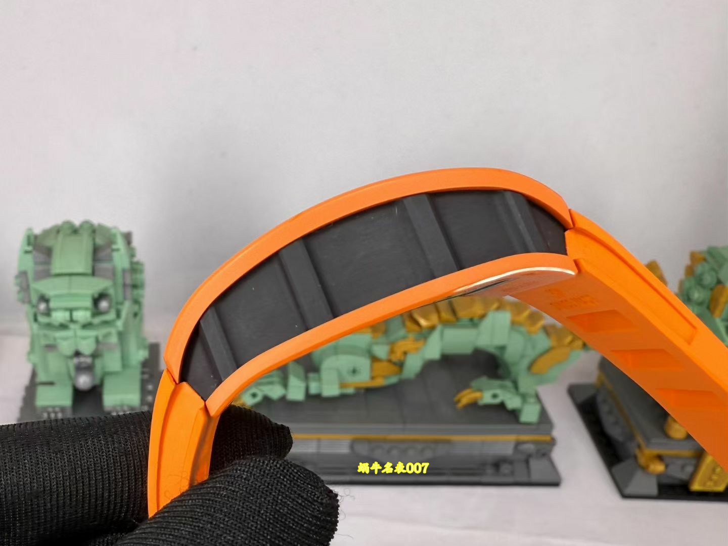 高端私人定制Richard Mille全网唯一 开发定制橙色陶瓷RM055 vaucher机芯1:1复刻手表 /  