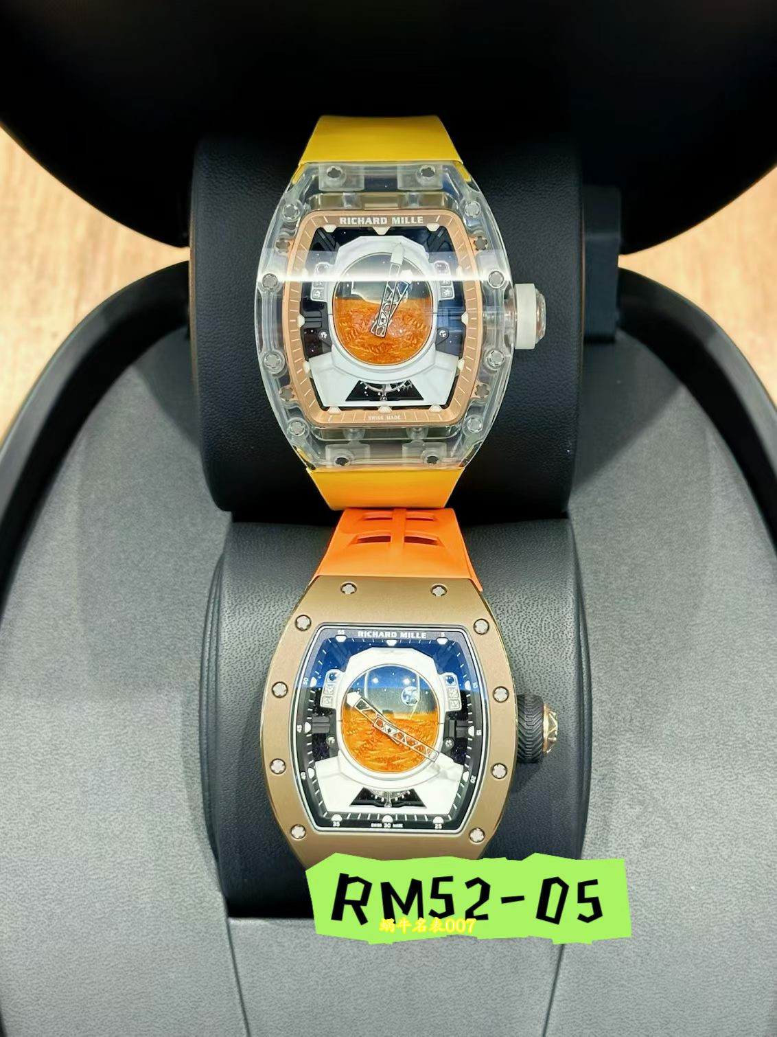 Richard Mille高端定制水晶壳理查德米勒RM52-05陶瓷壳 水晶壳 定制版RM 52-05腕表 /  