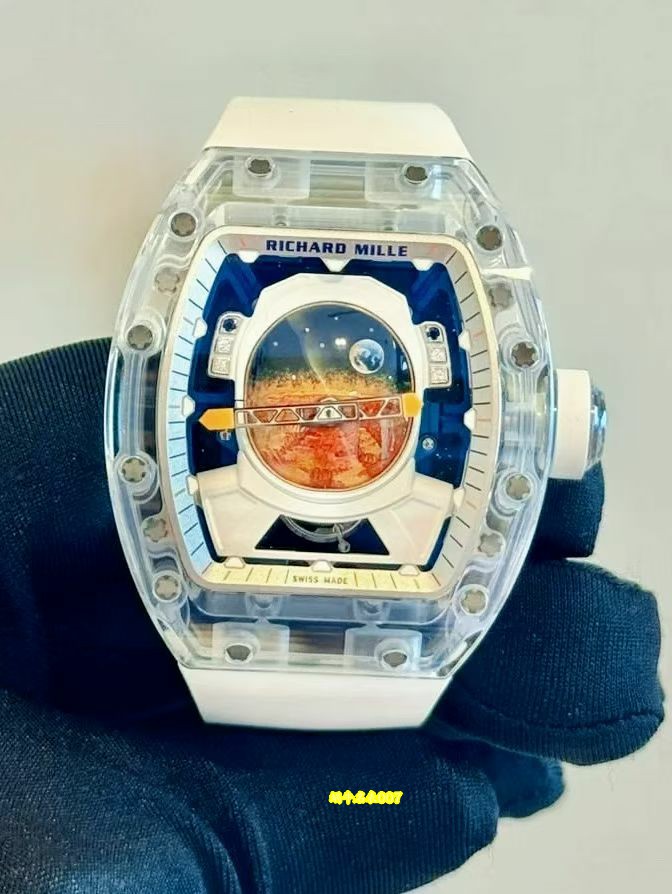 Richard Mille高端定制水晶壳理查德米勒RM52-05陶瓷壳 水晶壳 定制版RM 52-05腕表 /  