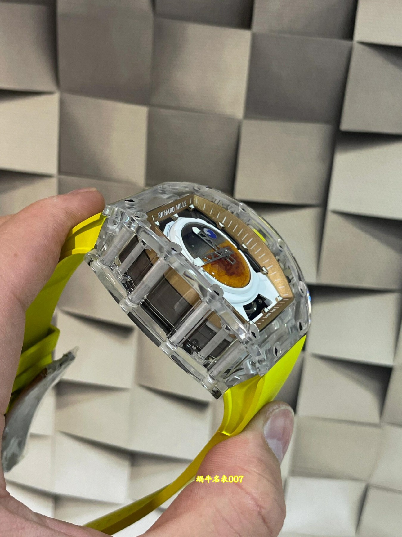 Richard Mille高端定制水晶壳理查德米勒RM52-05陶瓷壳 水晶壳 定制版RM 52-05腕表 /  
