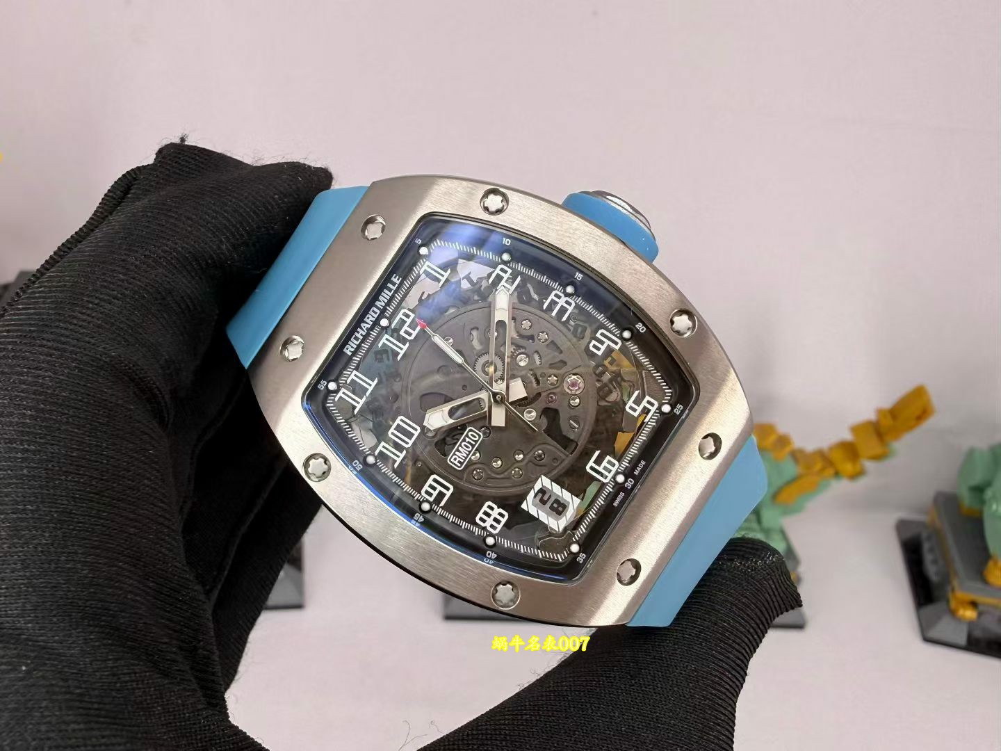 高端私人定制Richard Mille理查德米勒RM 010 钛金属腕表rm10一比一复刻手表 /  