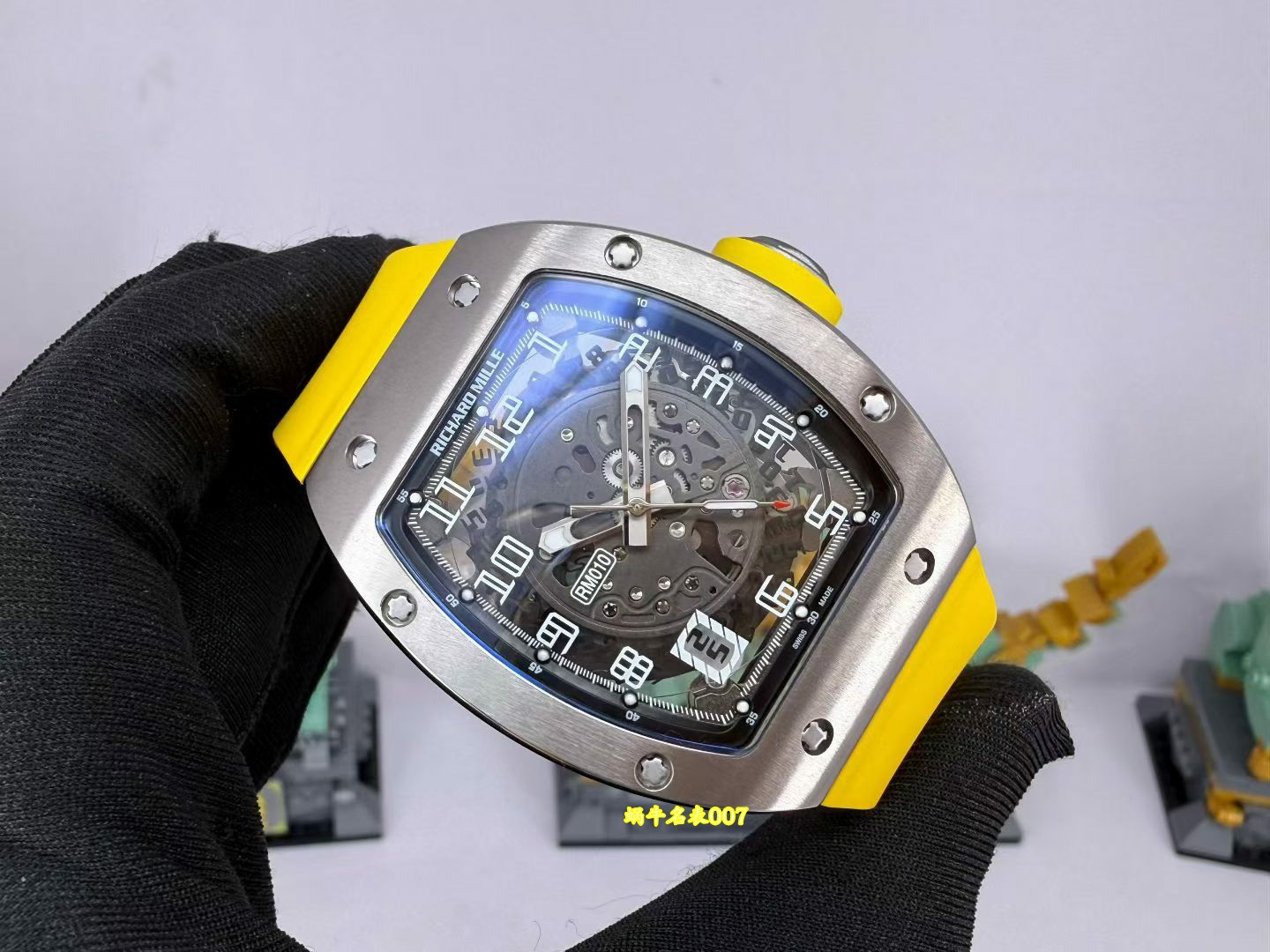 高端私人定制Richard Mille理查德米勒RM 010 钛金属腕表rm10一比一复刻手表 /  
