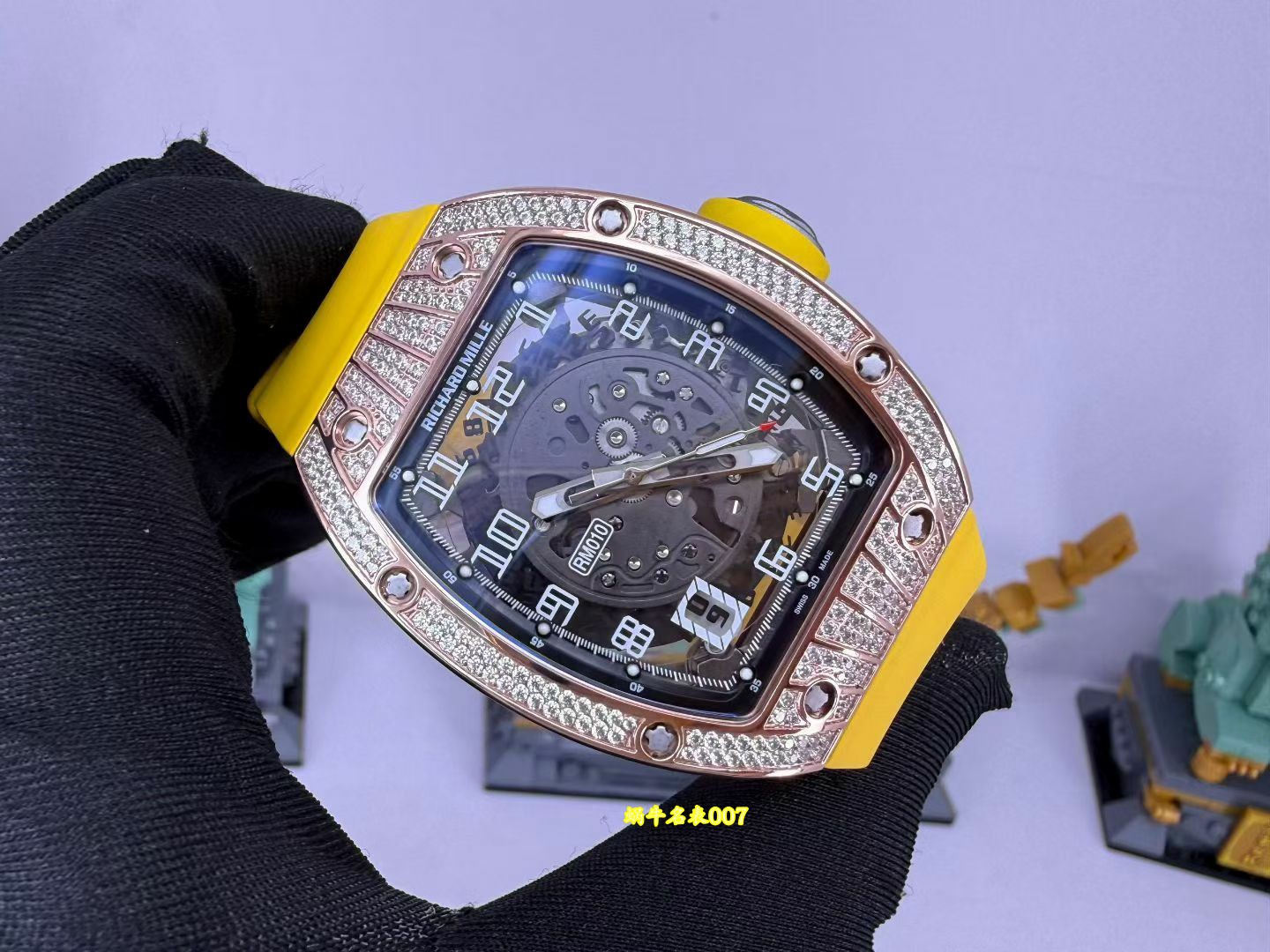高端私人定制Richard Mille理查德米勒RM 010 钛金属腕表rm10一比一复刻手表 /  