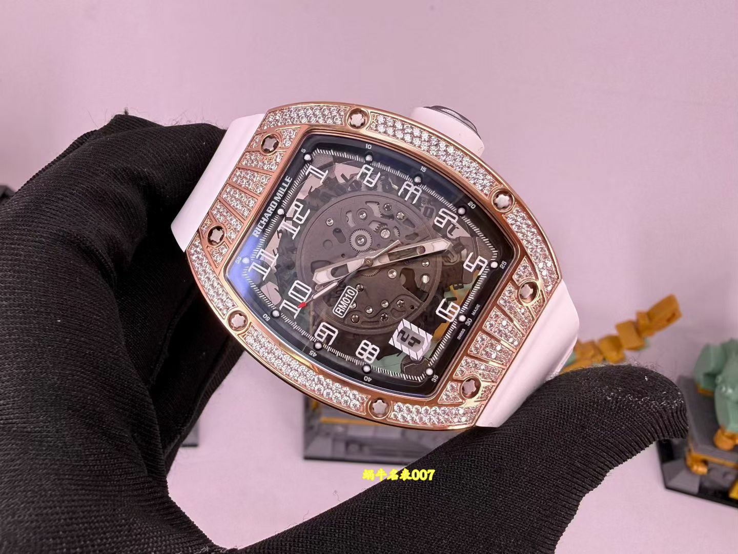 高端私人定制Richard Mille理查德米勒RM 010 钛金属腕表rm10一比一复刻手表 /  