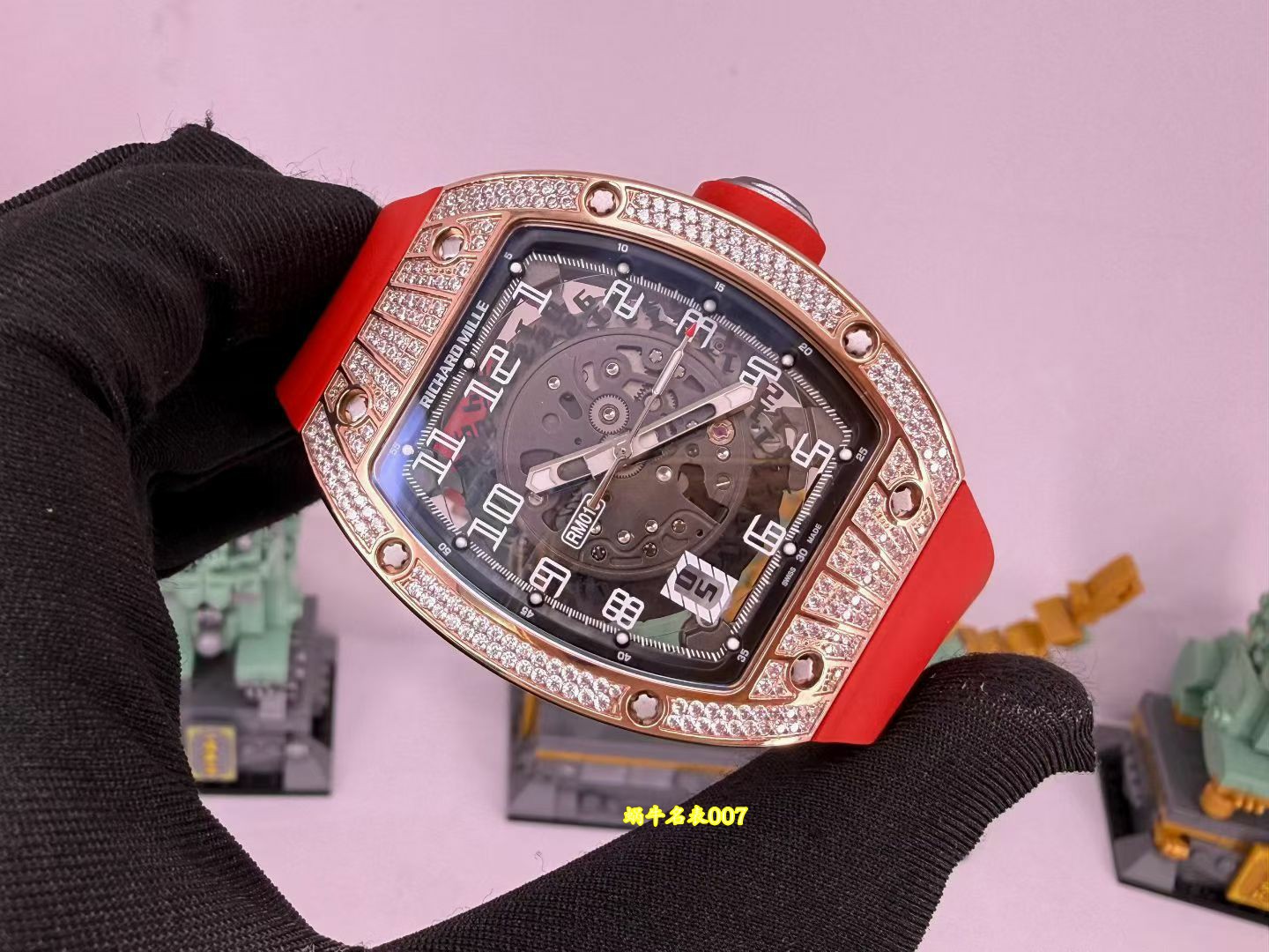 高端私人定制Richard Mille理查德米勒RM 010 钛金属腕表rm10一比一复刻手表 /  