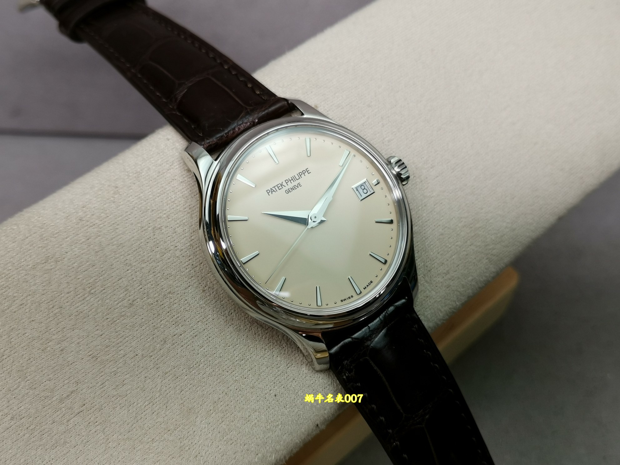 3K百达翡丽古典表将官盖最好复刻手表5227G-001(5227G001)手表 /  