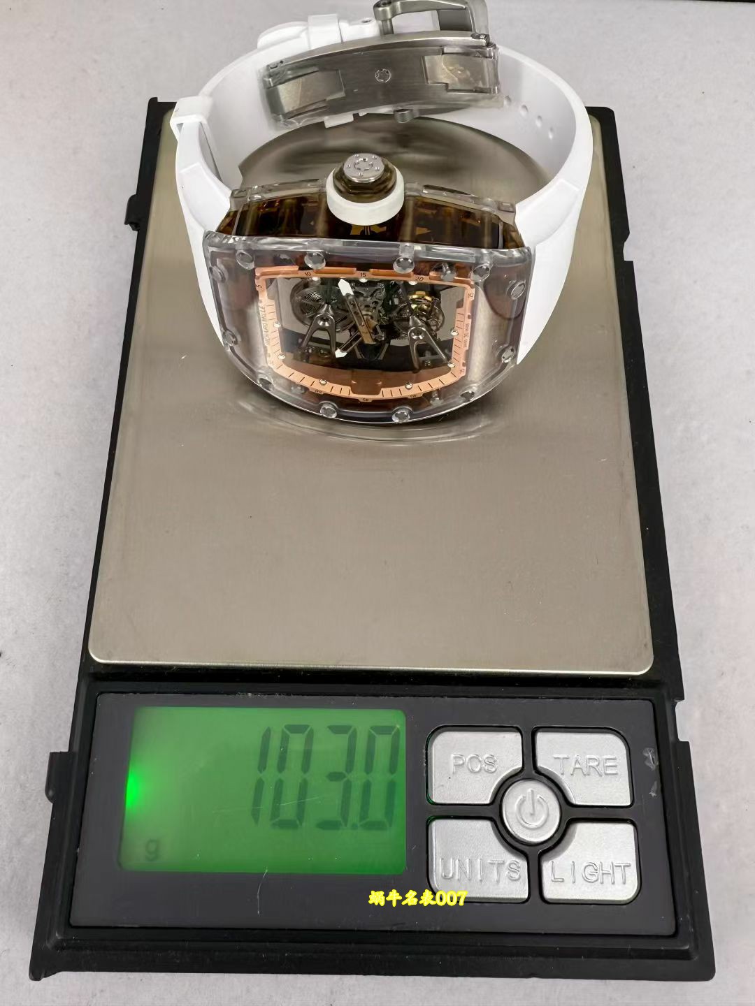 高端私人定制RM 56-03水晶RM56-03陀飞轮 蓝宝石水晶 /  