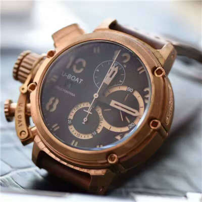【视频解析】UB厂1:1复刻手表U-BOAT青铜腕表