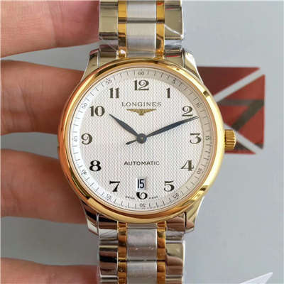 【KZ一比一超A精高仿手表】浪琴名匠系列L2.628.5.78.7（钢带）、L2.628.6.78.3(皮带)间黄金单历腕表