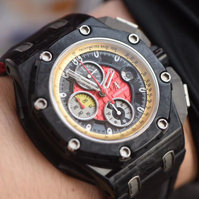 【视频评测JF厂1:1超A高仿手表】爱彼格兰披治大奖赛限定版26290IO.OO.A001VE.01机械腕表