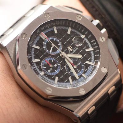 【JF厂官网复刻高仿手表】Audemars Piguet爱彼皇家橡树离岸型系列26412PT.OO.A002CR.01腕表