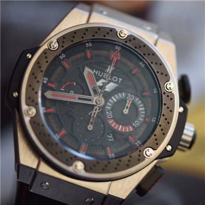【视频评测V6厂宇舶仿表】Hublot  King Power F1 Zirconium 703.ZM.1123.NR限量版腕表