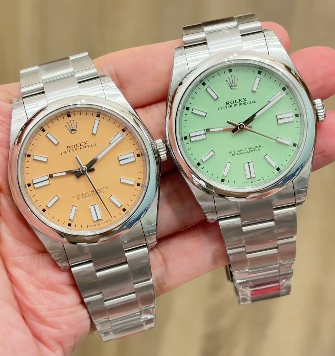 VS劳力士蚝式恒动系列咸蛋黄134300-0007腕表