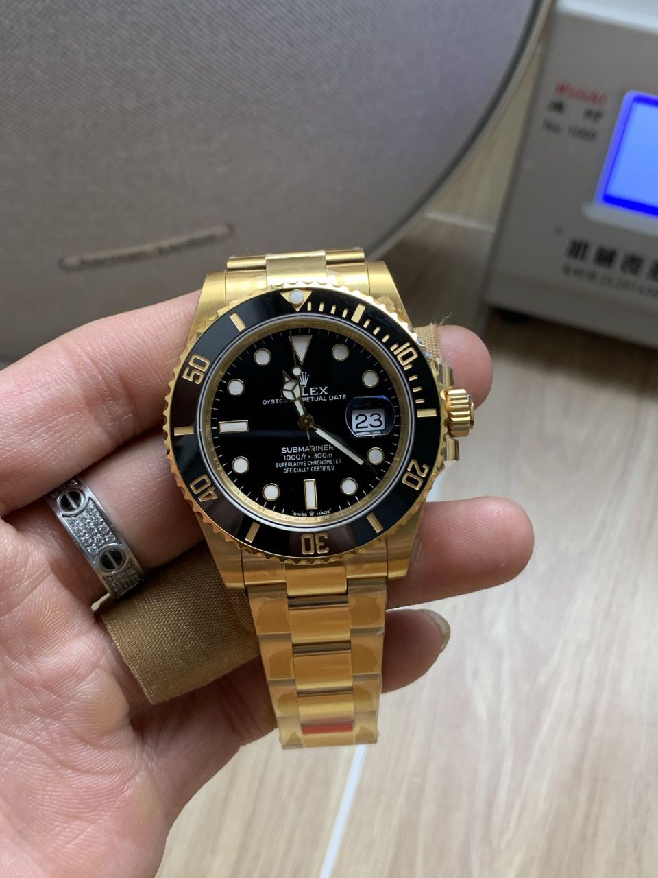 VS三代全金黑水鬼劳力士潜航者型顶级复刻手表m126618ln-0002腕表 /   