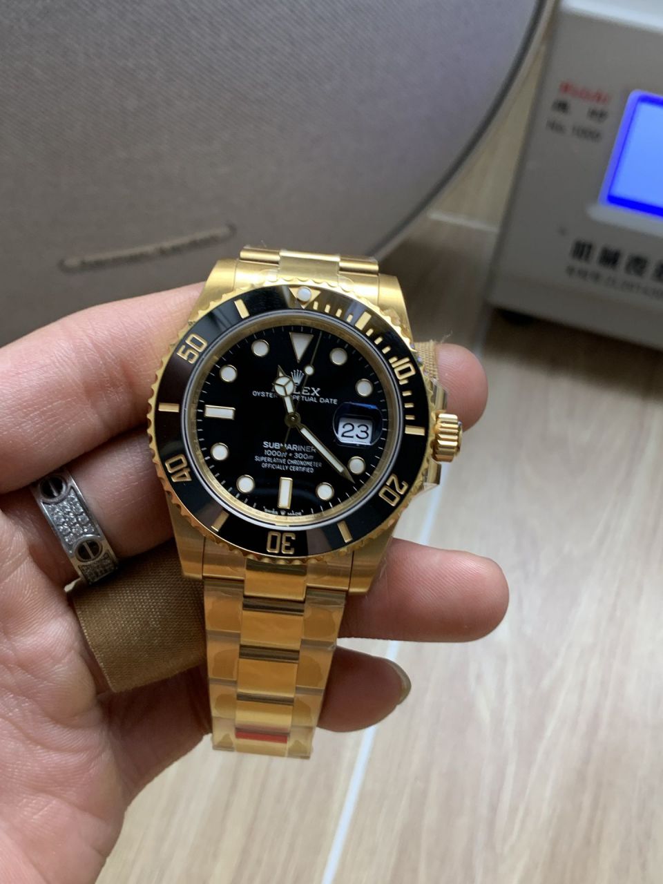 VS三代全金黑水鬼劳力士潜航者型顶级复刻手表m126618ln-0002腕表 /   