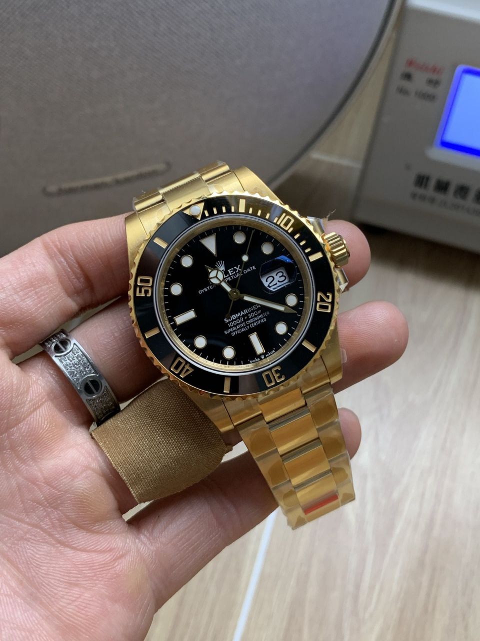 VS三代全金黑水鬼劳力士潜航者型顶级复刻手表m126618ln-0002腕表 /   