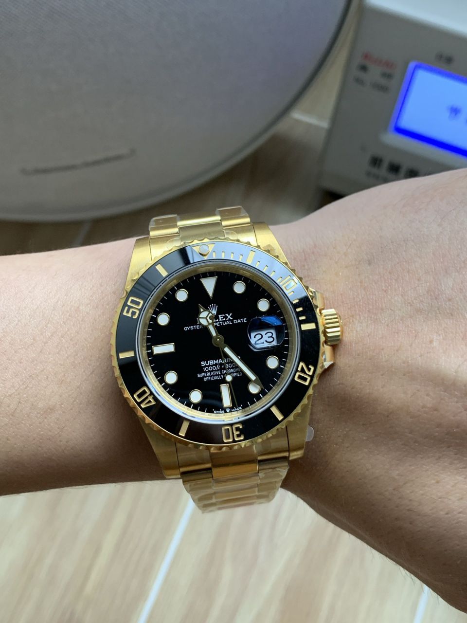 VS三代全金黑水鬼劳力士潜航者型顶级复刻手表m126618ln-0002腕表 /   