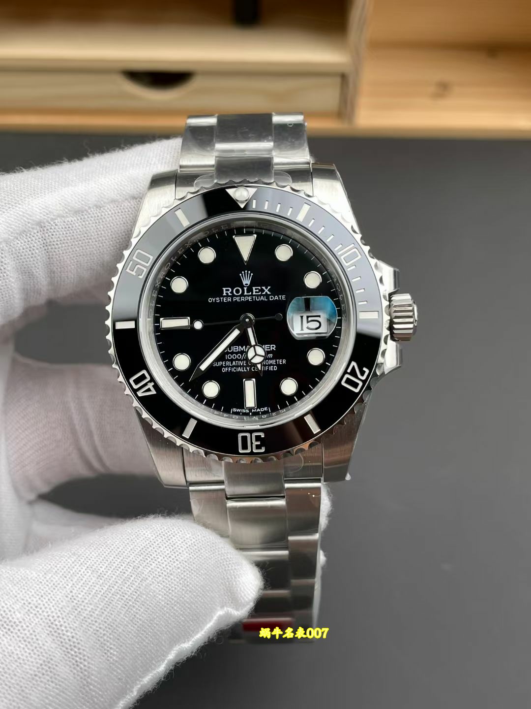 VS二代黑水鬼一比一复刻黑水鬼劳力士潜航者116610LN-0001 黑盘腕表 /  