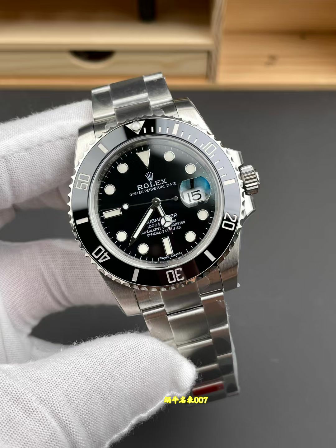 VS二代黑水鬼一比一复刻黑水鬼劳力士潜航者116610LN-0001 黑盘腕表 /  