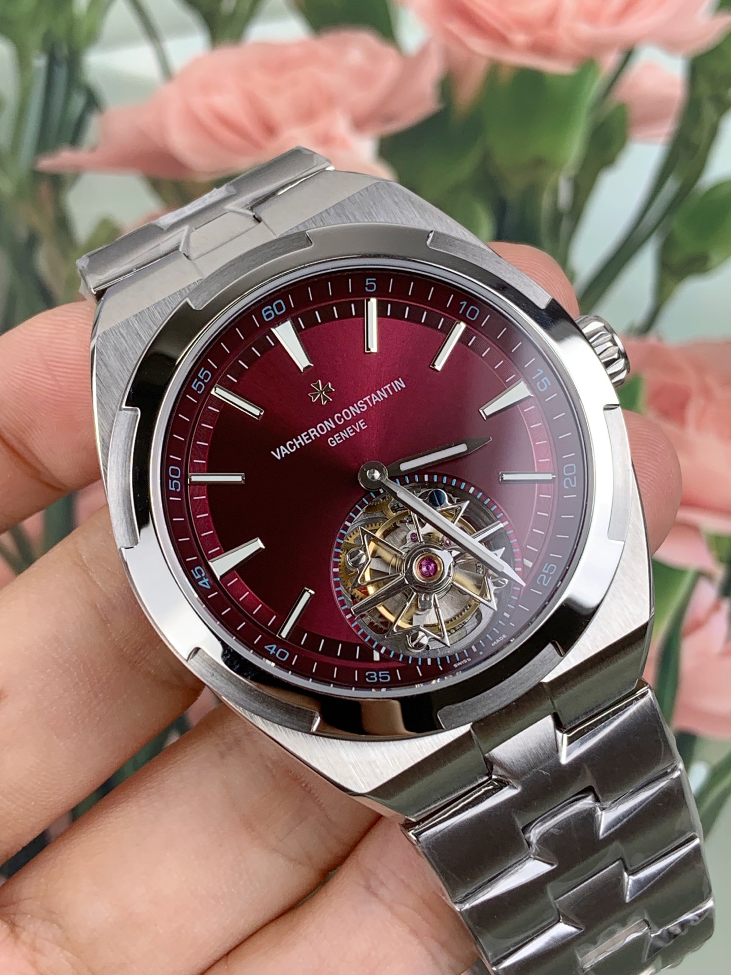 ANT江诗丹顿纵横四海陀飞轮顶级复刻手表6000V/210T-H179腕表 /  