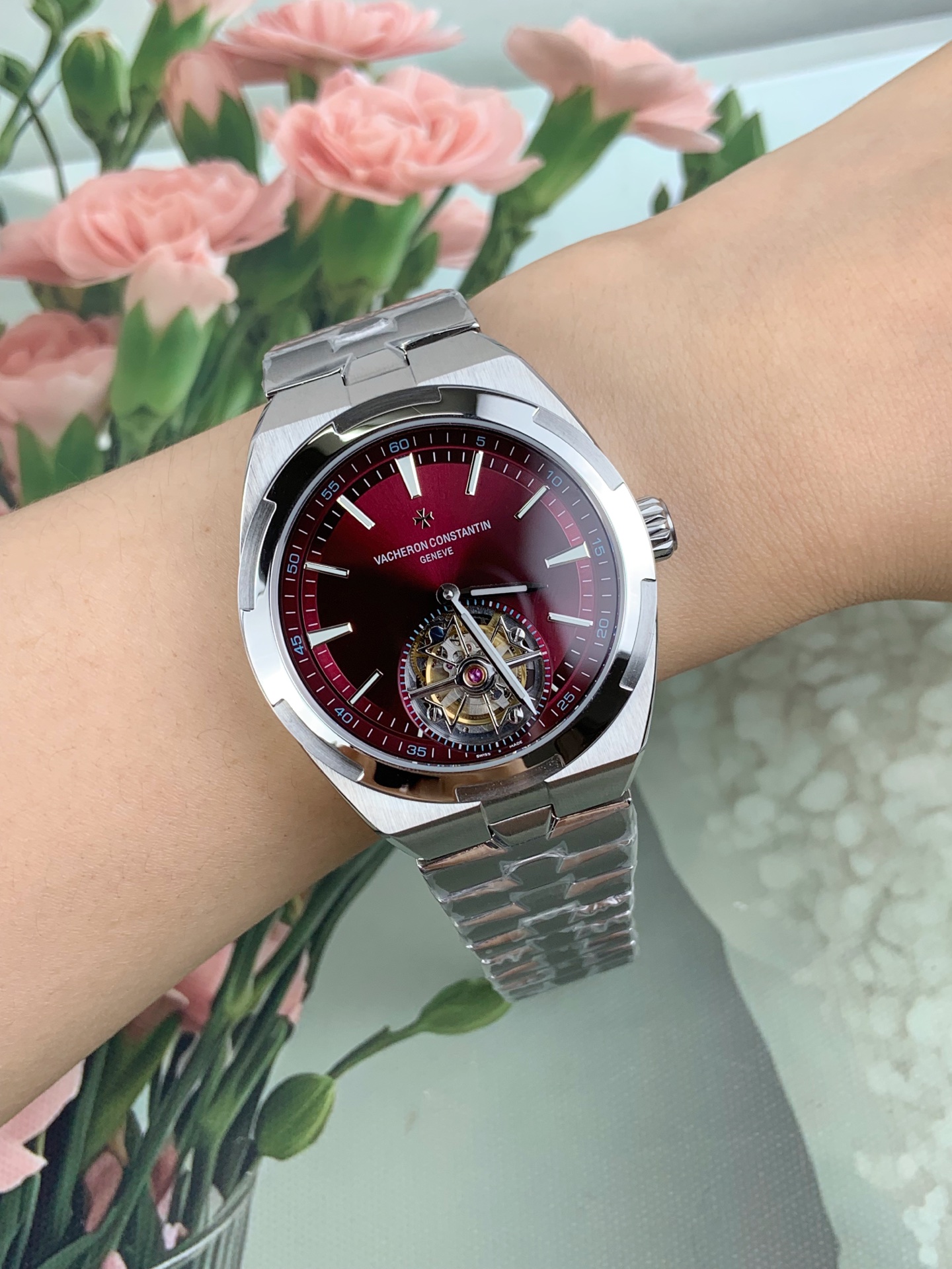 ANT江诗丹顿纵横四海陀飞轮顶级复刻手表6000V/210T-H179腕表 /  