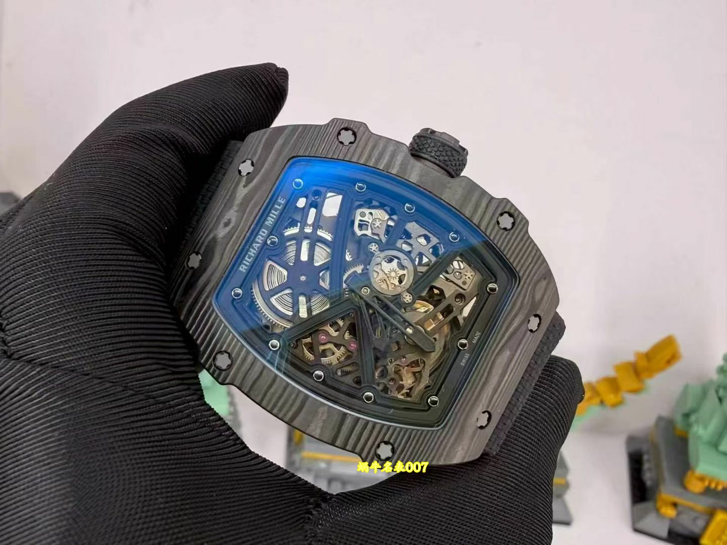 高端定制Richard Mille RM 67-02 理查德米勒黑武士RM 67-02 中国顶级复刻手表 /  