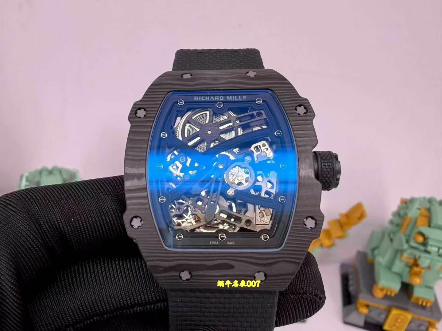 高端定制Richard Mille RM 67-02 理查德米勒黑武士RM 67-02 中国顶级复刻手表 /  