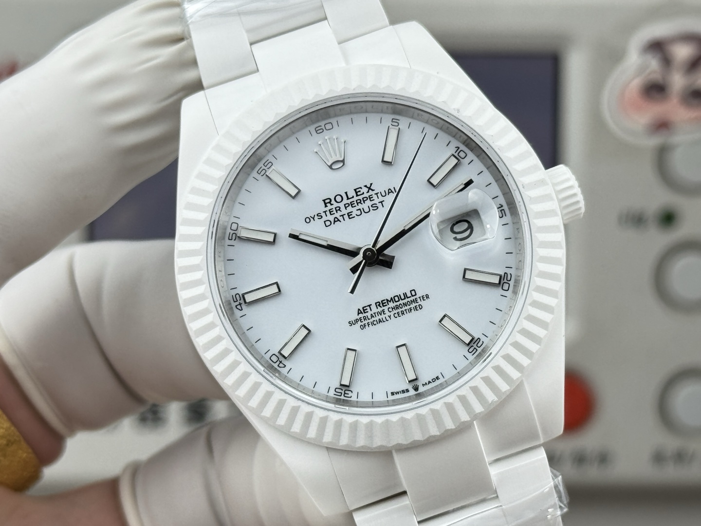 PPM “夏季新品”ROLEX 日志AET REMOULD 41mm全陶瓷日志型手表 /  