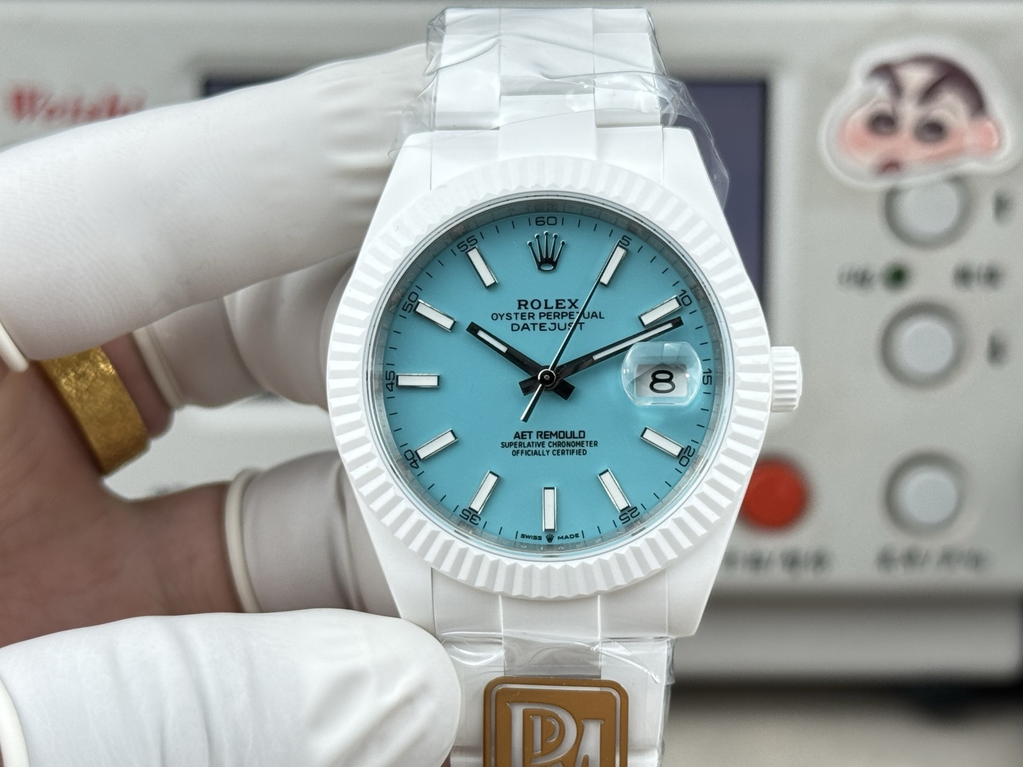 PPM “夏季新品”ROLEX 日志AET REMOULD 41mm全陶瓷日志型手表 /  