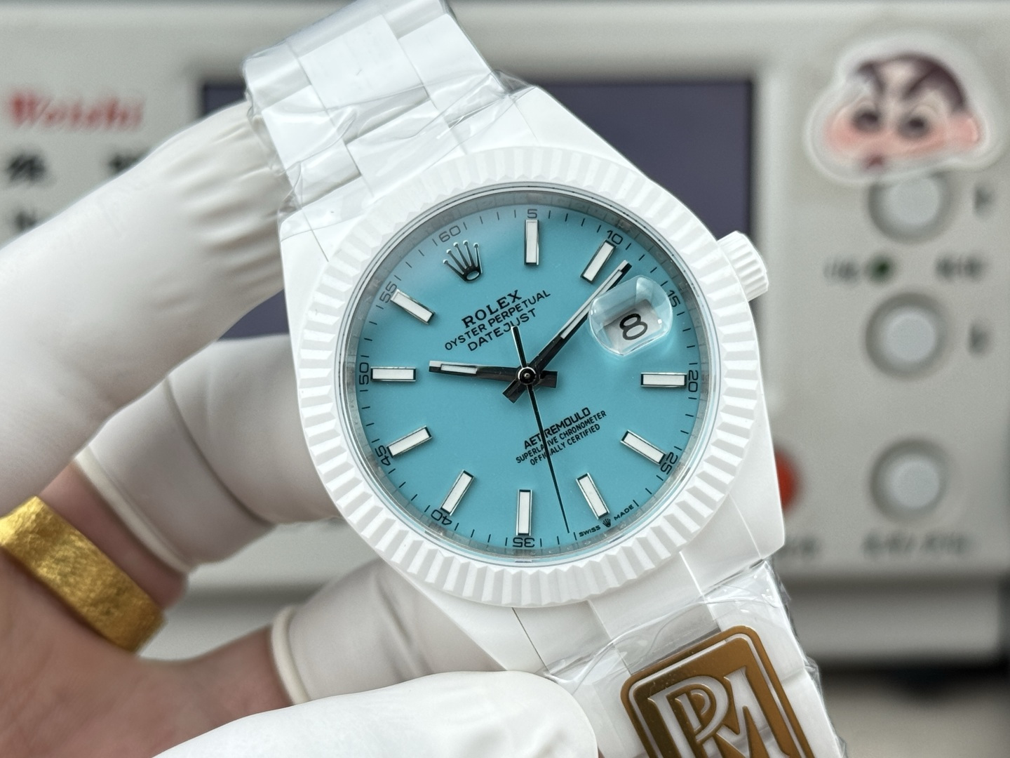 PPM “夏季新品”ROLEX 日志AET REMOULD 41mm全陶瓷日志型手表 /  