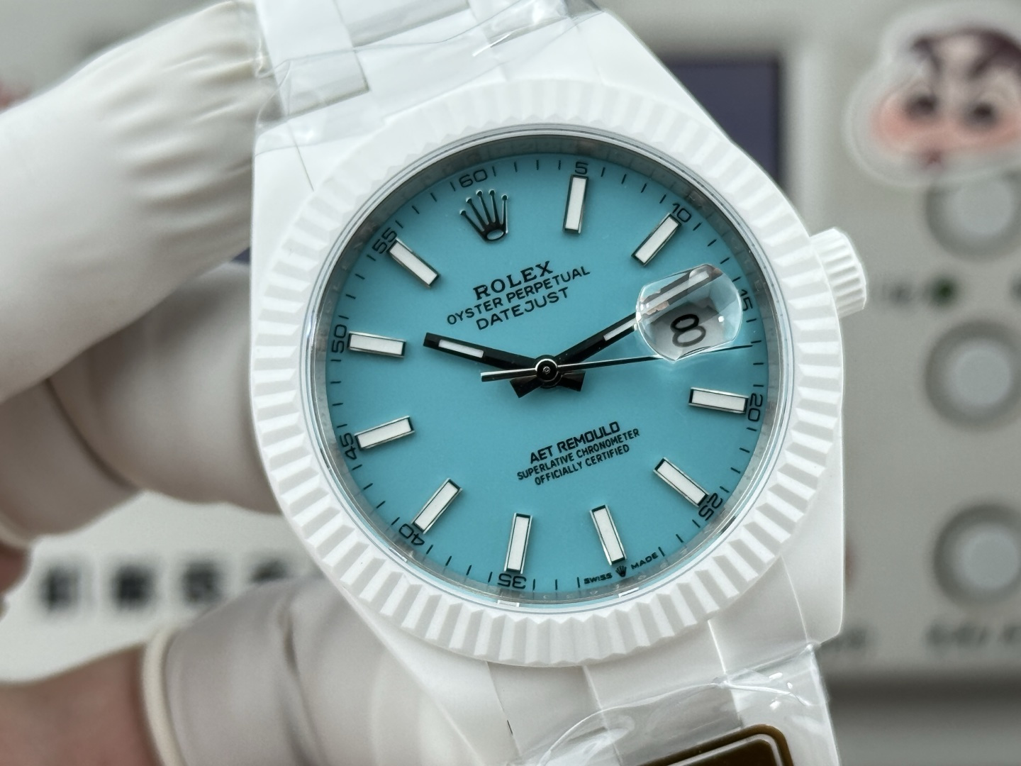 PPM “夏季新品”ROLEX 日志AET REMOULD 41mm全陶瓷日志型手表 /  