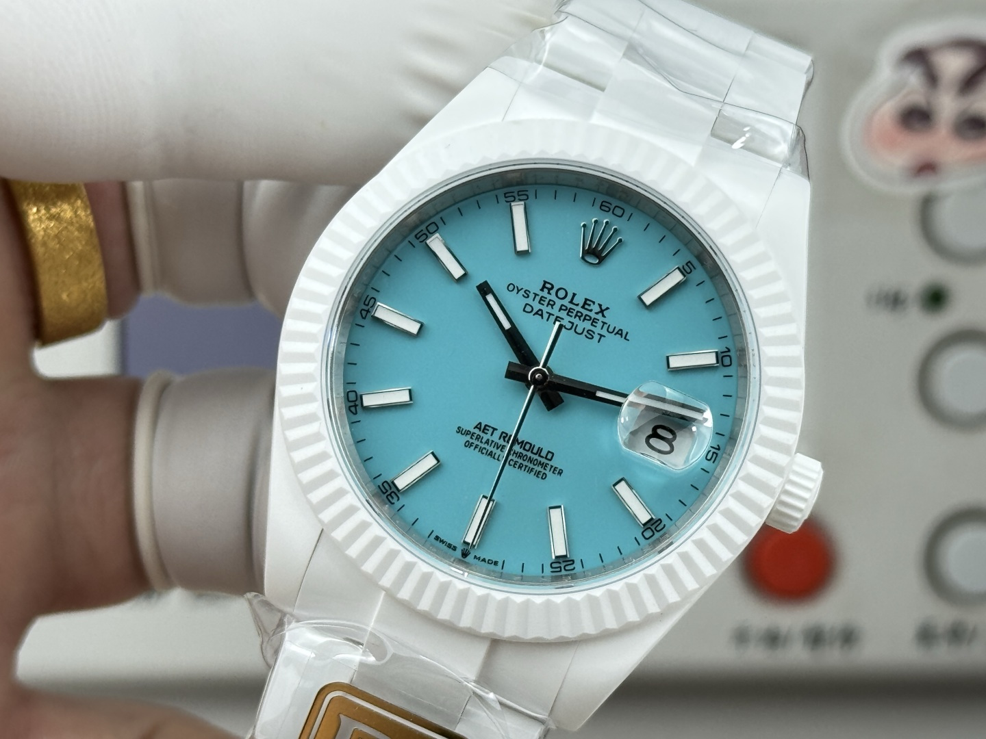 PPM “夏季新品”ROLEX 日志AET REMOULD 41mm全陶瓷日志型手表 /  