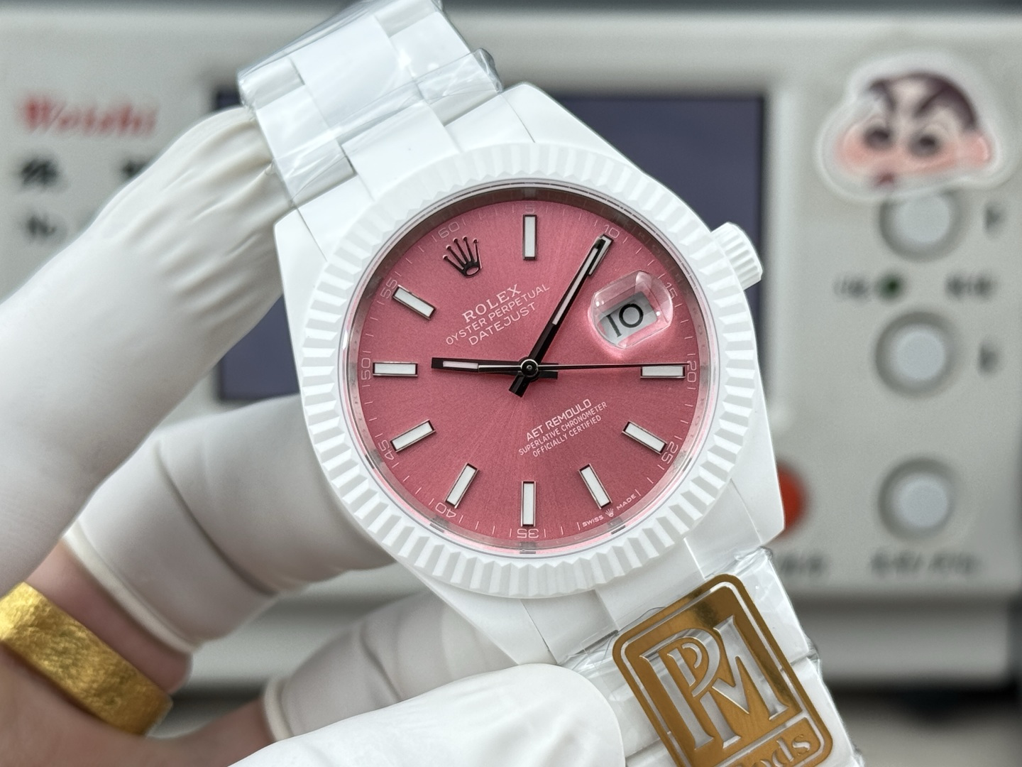 PPM “夏季新品”ROLEX 日志AET REMOULD 41mm全陶瓷日志型手表 /  