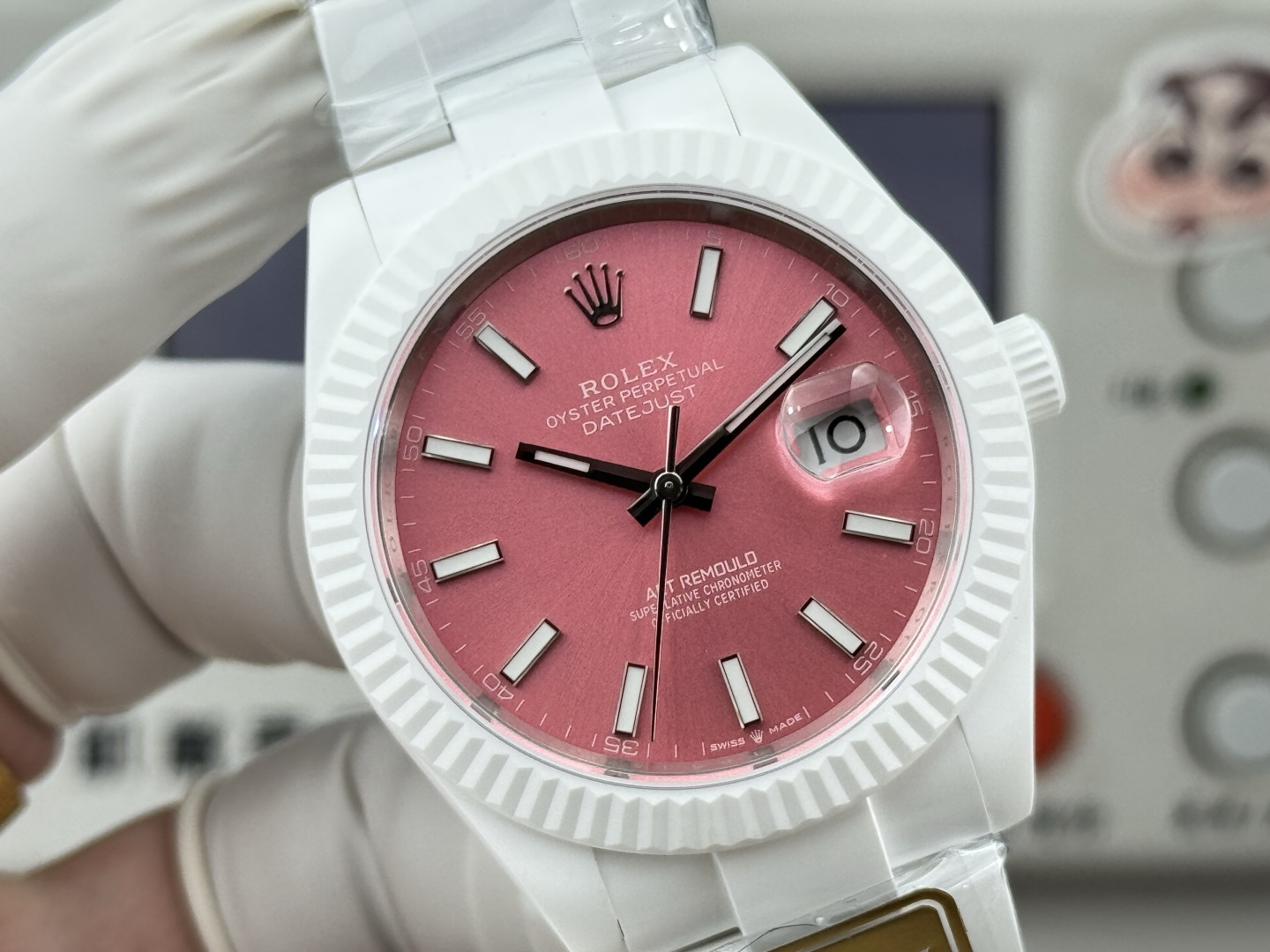 PPM “夏季新品”ROLEX 日志AET REMOULD 41mm全陶瓷日志型手表 /  