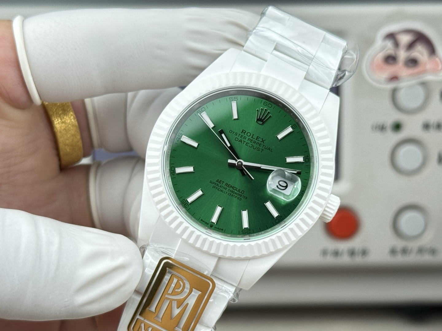 PPM “夏季新品”ROLEX 日志AET REMOULD 41mm全陶瓷日志型手表 /  